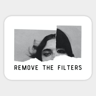 Remove the Filter Sticker